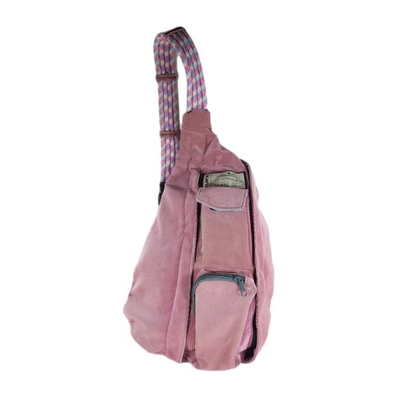 KAVU Original Mini Rope Cord Orchid Haze Lightweight Hiking Crossbody Sling Bag - Picture 1 of 16